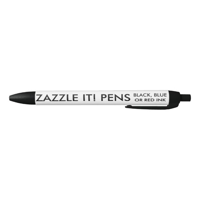 Custom Personalized Ballpoint Pens Blank Template (Bottom)