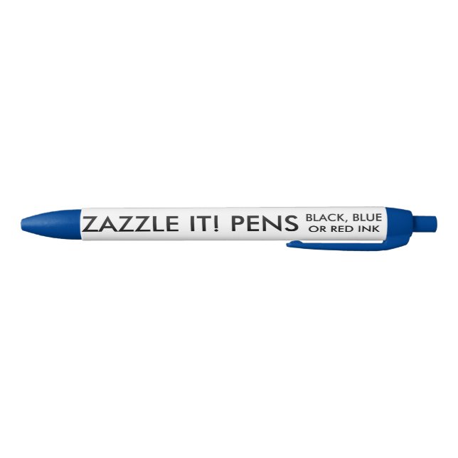 Custom Personalized Ballpoint Pens Blank Template (Bottom)