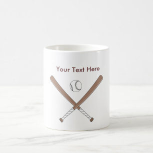 Custom Personalized Baseball Mugs