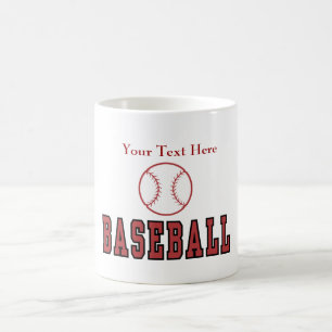 Custom Personalized Baseball Mugs