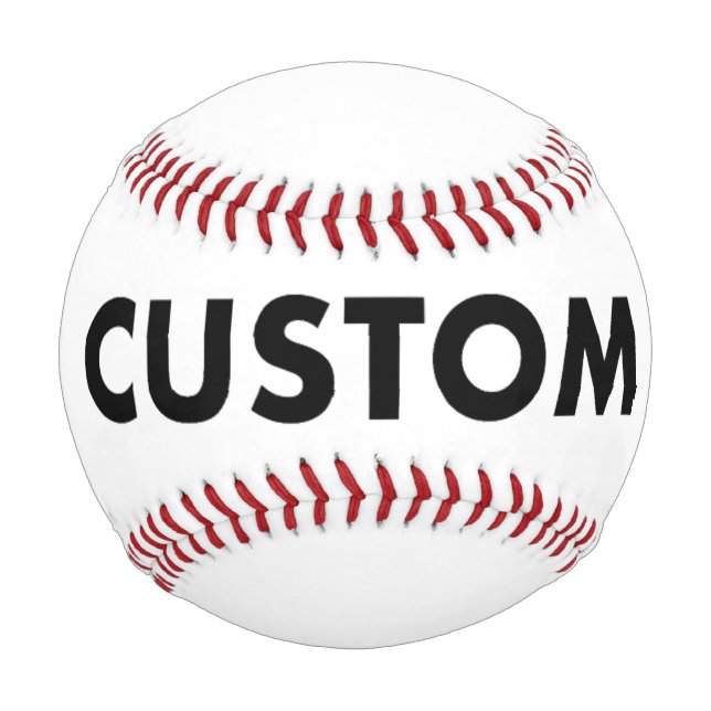 Custom Personalized Baseball Regulation Size (Front)