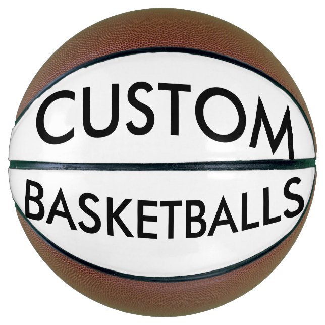 Custom Personalized Basketball Blank Template (Front)