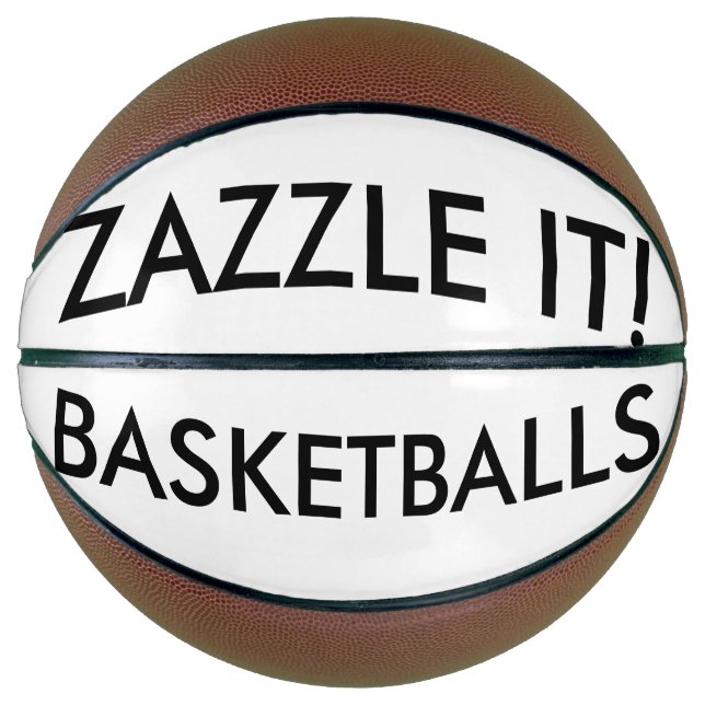Custom Personalized Basketball Blank Template (Front)