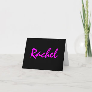 Custom Personalized Bat Mitzvah Thank You Note Card