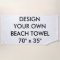 Custom Personalized Beach Towel