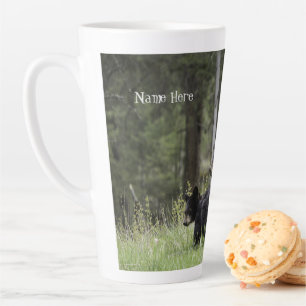Custom Personalized Bear Coffee Latte Mug  