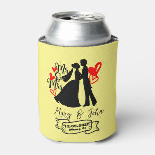 Custom Personalized Beer Can Cooler favour wedding