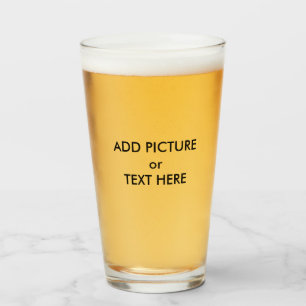 custom personalized beer glass
