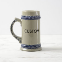 Custom Personalized Beer Stein Blank Template