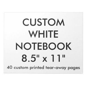 Custom Personalized Big 40 Tear-Away Page Notepad