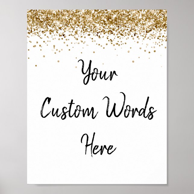 Custom Personalized Birthday Sign Party Photo Prop (Front)