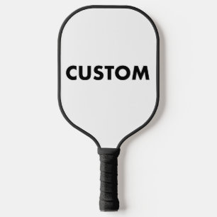 Custom Personalized BLACK Handle & Trim Pickleball Paddle