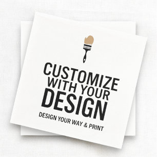 Custom Personalized Blank Company Branded Napkin