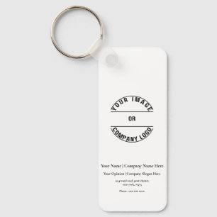 Custom personalized Blank Template 1.25" x 3" Keychain