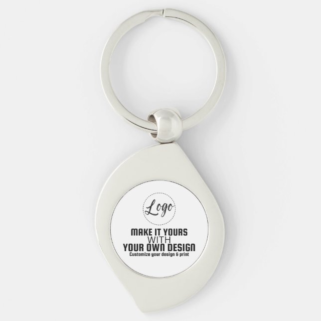 Custom Personalized Blank Template Keychain (Front)