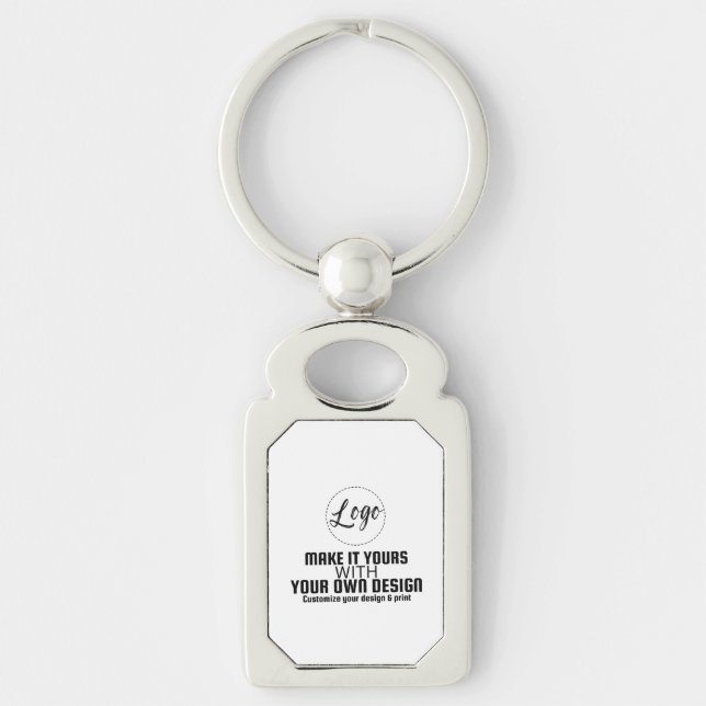 Custom Personalized Blank Template Keychain (Front)