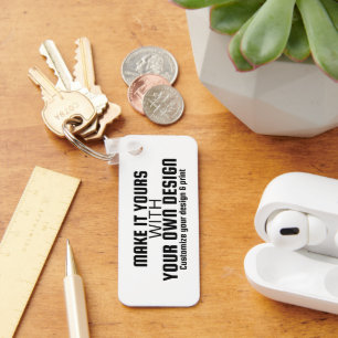 Custom Personalized Blank Template Keychain