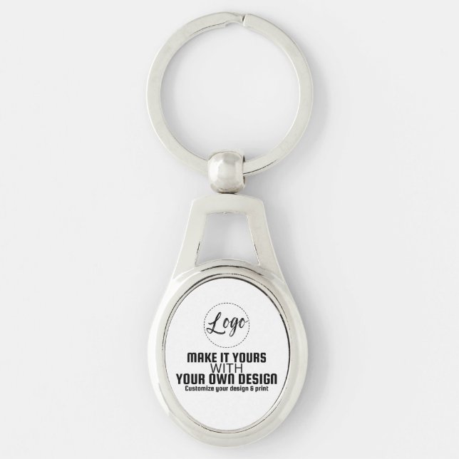 Custom Personalized Blank Template Keychain (Front)
