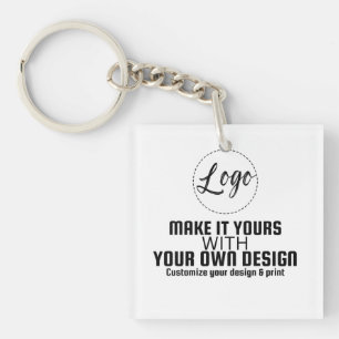 Custom Personalized Blank Template Keychain