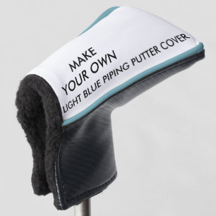 Custom Personalized Blue Putter Golf Club Cover