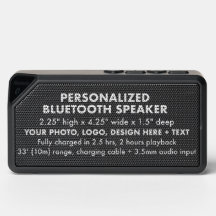 Custom personalized Bluetooth Speaker