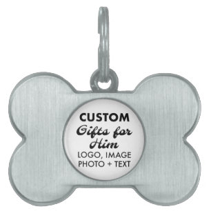 Custom personalized Bone Shaped Dog Tag