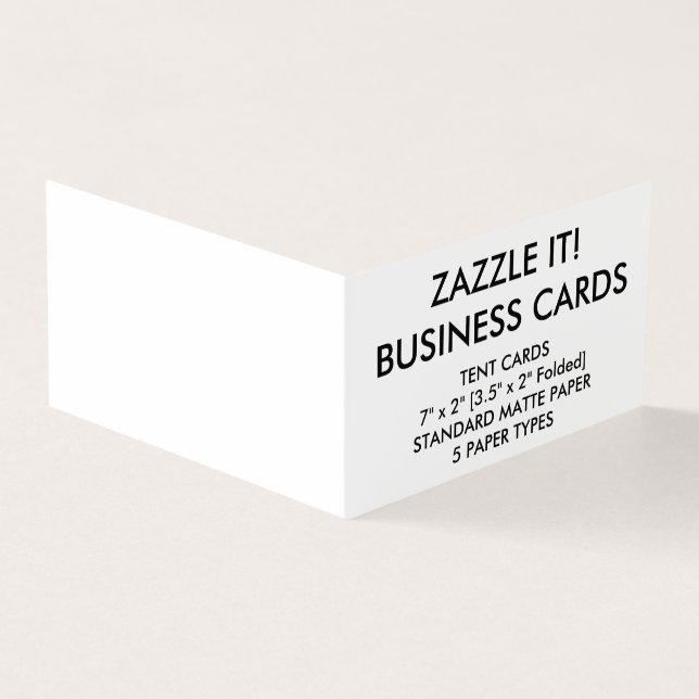Custom Personalized Book Folded Business Cards (Outside)