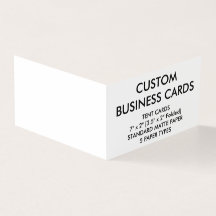 Custom Personalized Book Folded Business Cards