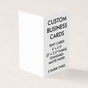 Custom Personalized Book Folded Business Cards