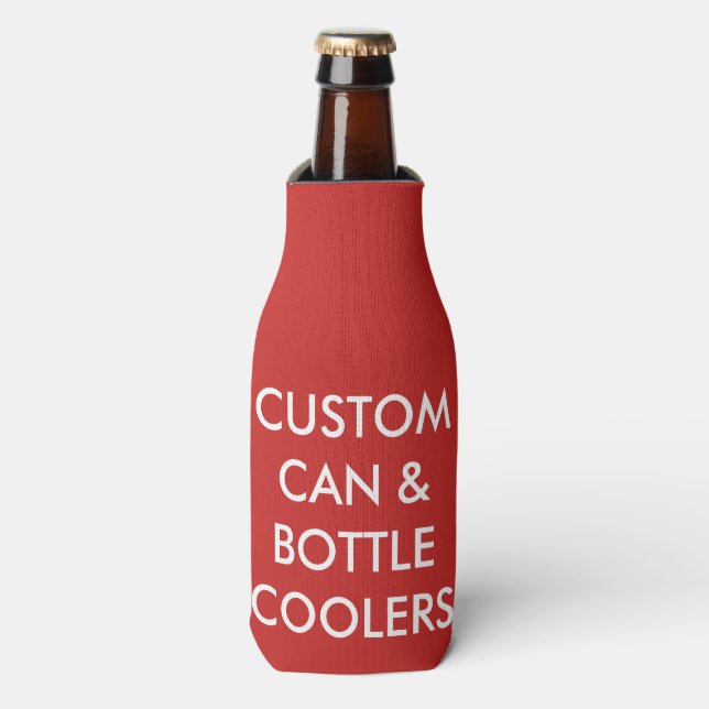 Custom Personalized Bottle Cooler Blank Template (Bottle Front)