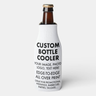 Custom Personalized Bottle Cooler Sleeve Blank