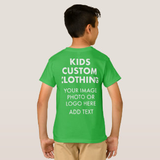 Custom Personalized BOY'S T-SHIRT - SHAMROCK GREEN