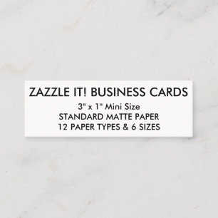 Custom Personalized Business Cards Blank Template