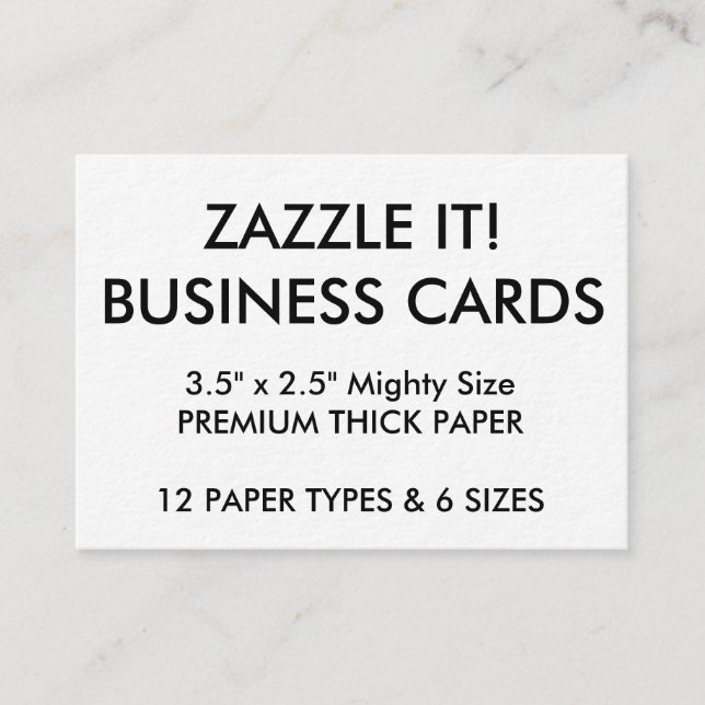 Custom Personalized Business Cards Blank Template (Front)