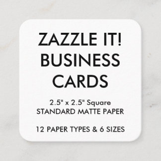 Custom Personalized Business Cards Blank Template