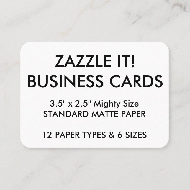 Custom Personalized Business Cards Blank Template (Front)