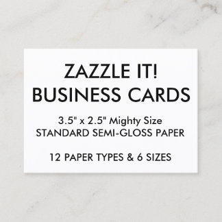 Custom Personalized Business Cards Blank Template
