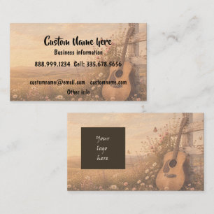 Custom Personalized Business Logo or QR Code Card