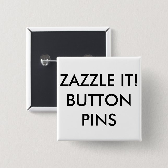 Custom Personalized Button Pin Badge Blank (Front & Back)