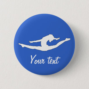 Custom Personalized Buttons Gymanst Dance