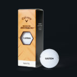 Custom Personalized Callaway Warbird Golf Balls<br><div class="desc">Make,  design,  create your own custom Callaway Warbird Golf Balls. Personalized golf equipment for birthday,  Christmas gifts,  wedding favours,  and promotional sports business,  school,  and college recreation.</div>