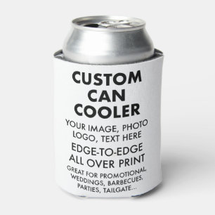 Custom Personalized Can Cooler Sleeve Blank