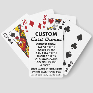 Custom Personalized CANASTA Playing Cards Pack