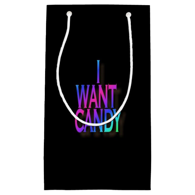 Custom Personalized Candy Gift Bag (Front)