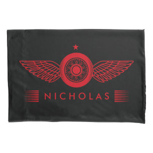 Custom Personalized Car Bike Winged Logo Any Pillowcase