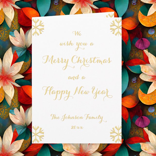 Custom Personalized Christmas New Years Holiday Card (Custom Personalized Christmas New Years Holiday Card)