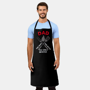 Custom Personalized #ChristmasGiftForDad Chef Apron