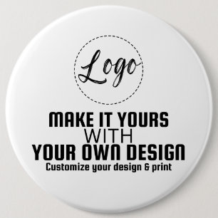 Custom Personalized Circle Button Template