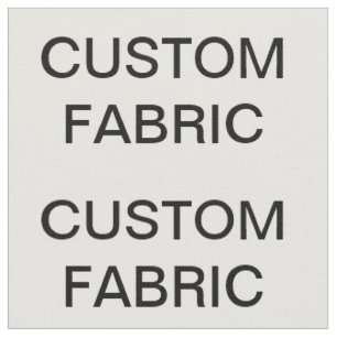 Custom Personalized Combed Cotton Fabric 28" x 18"