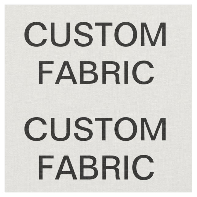Custom Personalized Combed Cotton Fabric 28" x 18" (Close Up)
